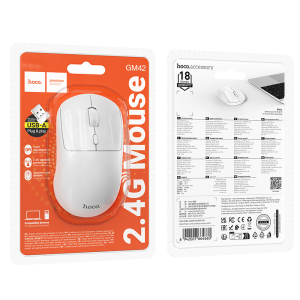 Hoco 2.4G Wireless Mouse GM42 - White